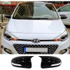 Hyundai i20 Sinyallsiz Batman Yarasa Ayna Kapağı Parlak Siyah ABS 2014-2020