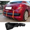 Peugeot 207 Arka Ek Plastik Siyah Difüzör 2006-2014 Arka-bodykit-ek-karlık