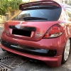 Peugeot 207 Arka Ek Plastik Siyah Difüzör 2006-2014 Arka-bodykit-ek-karlık