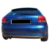 Audi A3 8P Arka Ek 2 Kapı Uyumlu Plastik Mat Siyah Karlık 2004-2008 Arka-bodykit-ek-karlık
