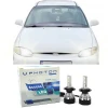 Hyundai Accent Yumurta Kasa Led Xenon Uzun Kısa Far Ampulü H4 Access Yeni Seri Beyaz 1995-1999