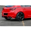 Opel Astra J HB irmsicher Arka Ek Difüzör Parlak Siyah 2009 2010 2011 2012 Arka-difizör-bodykit-ek