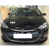 Opel Astra J HB Ön Lip Plastik Parlak Siyah karlık-ön-ek-bodykit 2012 2013 2014 2015 Makyajlı Kasa