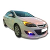 Opel Astra J Sedan Custom Ön Ek Plastik Siyah karlık-ön-ek-bodykit 2011 ve üzeri