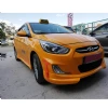 Hyunda Accent Blue Rieger Ön Ek Plastik Siyah karlık-ön-ek-bodykit 2011 - 2018