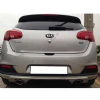 Kia Ceed Difüzör Difizör Plastik Parlak Siyah 2012 2013 2014 2015 Arka-bodykit-ek-karlık