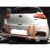 Kia Ceed Difüzör Difizör Plastik Parlak Siyah 2012 2013 2014 2015 Arka-bodykit-ek-karlık