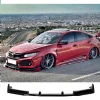 Honda Civic Fc5 Ön Lip Custom Parlak Siyah Plastik Ön Ek Karlık