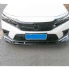 Honda Civic FE 3 Parça Ön Lip Plastik Parlak Siyah karlık-ön-ek-bodykit 2022 ve üzeri
