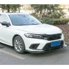 Honda Civic FE 3 Parça Ön Lip Plastik Parlak Siyah karlık-ön-ek-bodykit 2022 ve üzeri