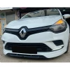 Renault Clio 4 2 Parça Ön Ek Plastik Siyah karlık-ön-ek-bodykit 2016 2018 2019 Makyajlı Kasa