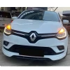 Renault Clio 4 2 Parça Ön Ek Plastik Siyah karlık-ön-ek-bodykit 2016 2018 2019 Makyajlı Kasa