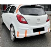 Opel Corsa D Arka Ek Plastik Siyah Difüzör 2006-2014 Arka-bodykit-ek-karlık