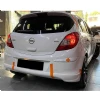Opel Corsa D Arka Ek Plastik Siyah Difüzör 2006-2014 Arka-bodykit-ek-karlık