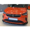 Opel Corsa F 3 Parça Ön Lip Plastik Parlak Siyah karlık-ön-ek-bodykit