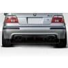 Bmw E39 M5 Difüzör Difizör Plastik Parlak Siyah Sağ Sol Çift Çıkış 5 Serisi Arka-bodykit-ek-karlık