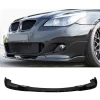 Bmw E60 M Technic Ön Lip Plastik Parlak Siyah ön-ek-bodykit 2003 2004 2005 2006 2007 2008 2009 2010