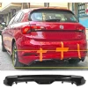 Fiat Egea HB Arka Ek Plastik Siyah Difüzör 2015 2017 2018 2019 2020 2021 Arka-difizör-bodykit-ek