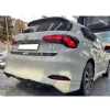 Fiat Egea HB Arka Ek Plastik Siyah Difüzör 2015 2017 2018 2019 2020 2021 Arka-difizör-bodykit-ek