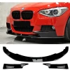 Bmw F20 M Technic Flaplı Ön Lip Plastik Parlak Siyah karlık-ön-ek-bodykit 2011 2012 2013 2014