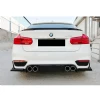Bmw F30 M3 Difüzör + Difüzör Kulakları Parlak Siyah 2012-2018 Arka-bodykit-ek-karlık