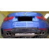 Bmw F33 Difüzör Difizör Plastik Parlak Siyah Sağ Sol Çift Çıkışlı 2013-2020 4 Serisi Arka-difizör-bodykit-ek