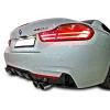 Bmw F36 Difüzör Difizör Plastik Parlak Siyah Sağ Sol Çift Çıkışlı 2013-2020 4 Serisi Arka-difizör-bodykit-ek
