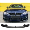 Bmw F32 M Technic Ön Lip Plastik Parlak Siyah karlık-ön-ek-bodykit 2014 ve üzeri