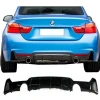 Bmw F33 Difüzör Difizör Plastik Parlak Siyah Sağ Sol Tek Çıkışlı 2013-2020 4 Serisi Arka-difizör-bodykit-ek