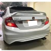 Honda Civic Fb7 Modulo Arka Ek Plastik Siyah Difüzör Çıkışsız 2012-2016 Arka-difizör-bodykit-ek