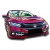 Honda Civic Fc5 Mugen Ön Ek Plastik Siyah karlık-ön-ek-bodykit 2019 2020 2021 Makyajlı Kasa