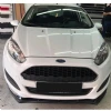 Ford Fiesta Mk6 Ön Lip Plastik Parlak Siyah ön-ek-bodykit 2013 2014 2015 2016 2017 Makyajlı Kasa