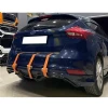Ford Focus 3.5 HB Arka Ek Plastik Siyah Difüzör 2015 2016 2017 2018 Arka-bodykit-ek-karlık