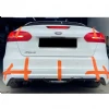 Ford Focus 3.5 Sedan Arka Ek Plastik Siyah Difüzör 2015 2016 2017 2018 Arka-difizör-bodykit-ek