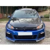 Vw Golf 6 R Ön Lip Plastik Parlak Siyah karlık-ön-ek-bodykit 3 Prç 2008 2009 2010 2011 2012