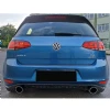 Vw Golf 7 GTI Difüzör Difizör Plastik Parlak Siyah 2012 2013 2014 2015 2016 2017 Arka-difizör-bodykit-ek