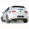 Vw Golf 7 GTI Difüzör Difizör Plastik Parlak Siyah 2012 2013 2014 2015 2016 2017 Arka-difizör-bodykit-ek