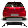 Vw Golf 7 GTI Difüzör Difizör Plastik Parlak Siyah 2012 2013 2014 2015 2016 2017 Arka-difizör-bodykit-ek