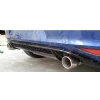 Vw Golf 7 GTI Difüzör Difizör Plastik Parlak Siyah 2012 2013 2014 2015 2016 2017 Arka-difizör-bodykit-ek