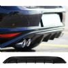 Vw Golf 7 Style Difüzör Difizör Plastik Parlak Siyah 2012 2013 2014 2015 2016 2017 Arka-difizör-bodykit-ek