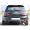 Vw Golf 7 Style Difüzör Difizör Plastik Parlak Siyah 2012 2013 2014 2015 2016 2017 Arka-difizör-bodykit-ek