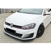 Vw Golf 7.5 Gtı Tampon Ön Lip Plastik Parlak Siyah karlık-ön-ek-bodykit 2017 2018 2019 2020 2021
