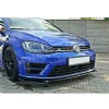 Vw Golf 7 R Tampon Ön Lip Plastik Parlak Siyah karlık-ön-ek-bodykit 2012 2013 2014 2015 2016 2017