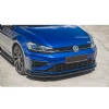 Vw Golf 7.5 R Line Tampon Ön Lip Plastik Parlak Siyah karlık-ön-ek-bodykit 2017 2018 2019 2020 2021