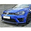 Vw Golf 7 R Tampon Ön Lip Plastik Parlak Siyah karlık-ön-ek-bodykit 2012 2013 2014 2015 2016 2017