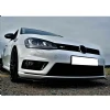Vw Golf 7 R Tampon Ön Lip Plastik Parlak Siyah karlık-ön-ek-bodykit 2012 2013 2014 2015 2016 2017