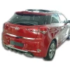 Hyundai i20 Difüzör Parlak Siyah Egzoz Görünüm 2014 2015 2016 2017 2018 Arka-difizör-bodykit-ek
