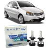Tata Indigo Led Xenon Uzun+Kısa Far Ampulü H4 Access Yeni Seri Beyaz
