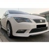 Seat Leon Mk3 Style Ön Ek Plastik Siyah karlık-ön-ek-bodykit 2012 2013 2014 2015 2016 Makyajsız Kasa