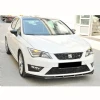 Seat Leon Mk3 FR Ön Lip Plastik Parlak Siyah karlık-ön-ek-bodykit 2012 2013 2014 2015 2016